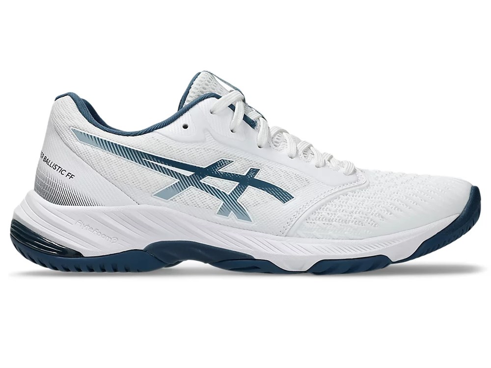 Купить оптом Кроссовки Asics NETBURNER BALLISTIC FF 3 1051A073-103 WHITE/VINTAGE INDIGO Male 1051A073-103 - фото 85783