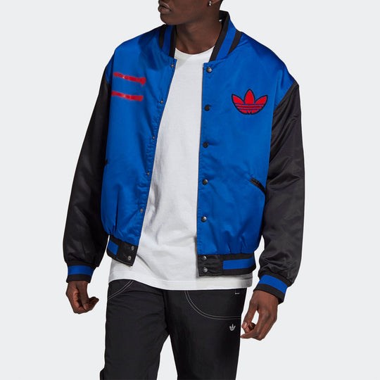 Купить оптом Куртка бомбер Adidas RUN DMC VARSITYCROYAL/BLACK/WHITE/S GN5931 Male GN5931 - фото 86307