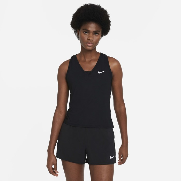 Купить оптом Майка Nike W NKCT DF VCTRY TANK CV4784-010 BLACK/WHITE Female CV4784-010 - фото 90684