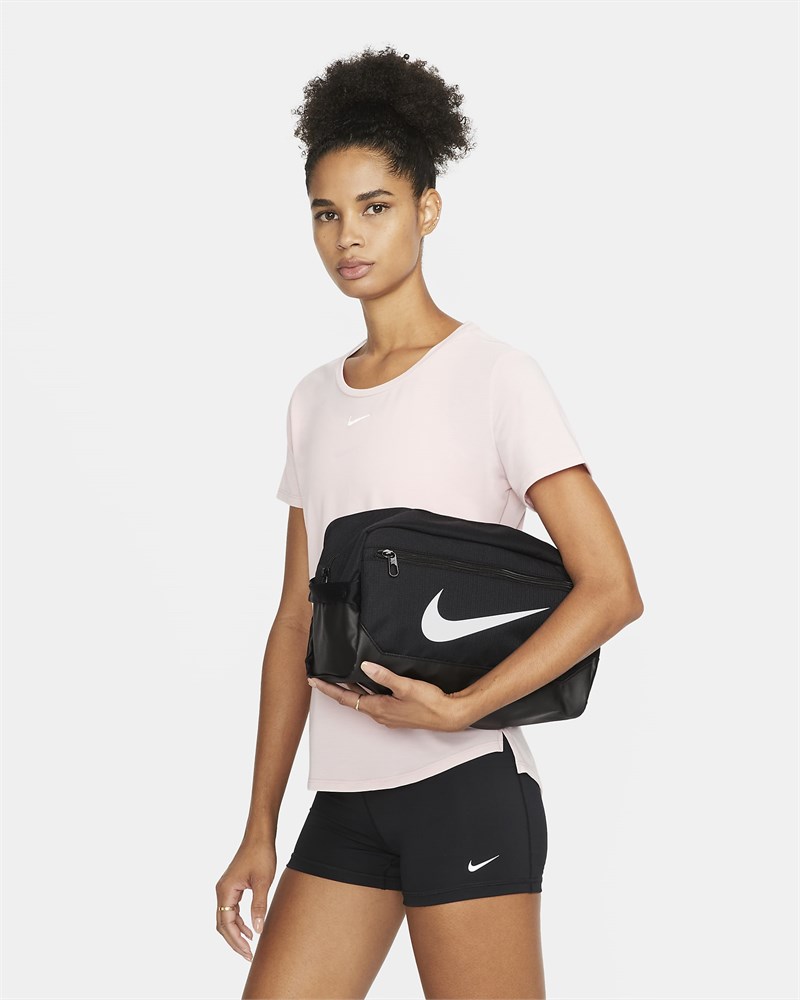 Купить оптом Сумка Nike NK BRSLA SHOE ? 9.5 (11L) DM3982-010 BLACK/BLACK/WHITE Male NS DM3982-010 - фото 90766