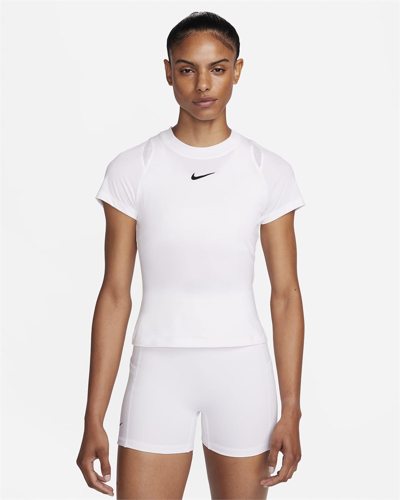 Купить оптом Футболка Nike W NKCT DF ADVTG SS TOP FV0261-101 BLACK/BLACK/BLACK/WHITE Female FV0261-101 - фото 91100