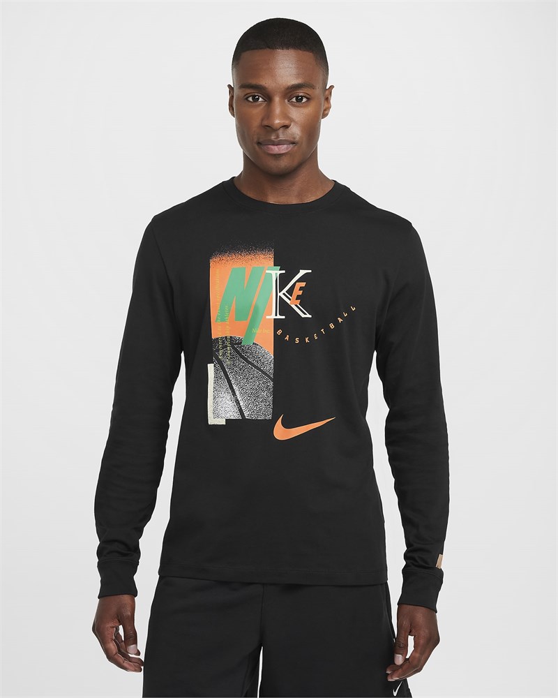 Купить оптом Лонгслив Nike M NK TEE LS OC HF6197-010 BLACK Male HF6197-010 - фото 91234