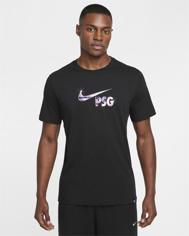 Купить оптом Футболка Nike PSG M NK SWOOSH TEE HJ3772-010 BLACK Male HJ3772-010 - фото 91259