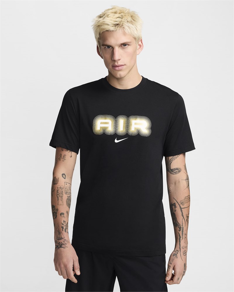 Купить оптом Футболка Nike M NSW SW AIR GRAPHIC TEE HM0185-010 BLACK/METALLIC GOLD Male HM0185-010 - фото 91267