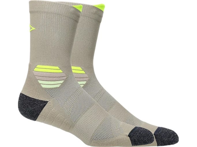 Купить оптом Носки ASICS FUJITRAIL RUN CREW SOCK 3013A700-750 PEPPER/YELLOW UnisexI 3013A700-750 - фото 91422