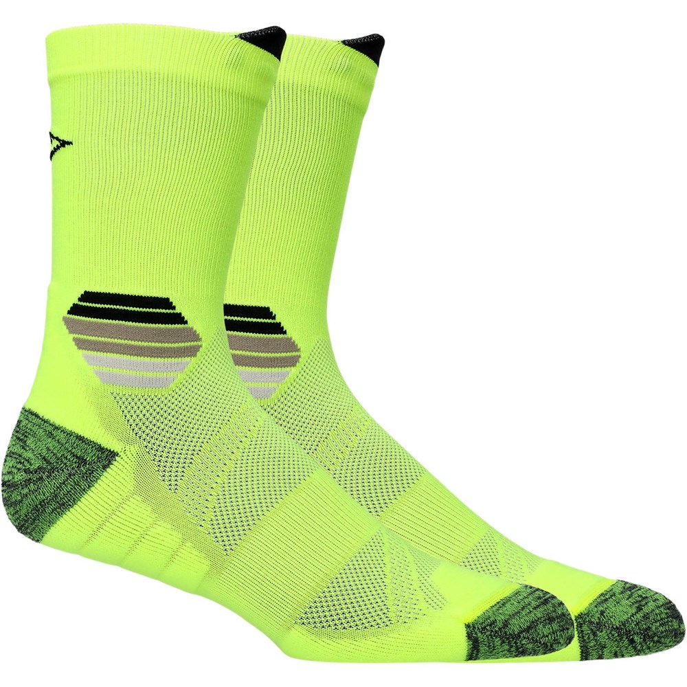 Купить оптом Носки ASICS FUJITRAIL RUN CREW SOCK 3013A700-751 YELLOW/BLACK Unisex 3013A700-751 - фото 91423