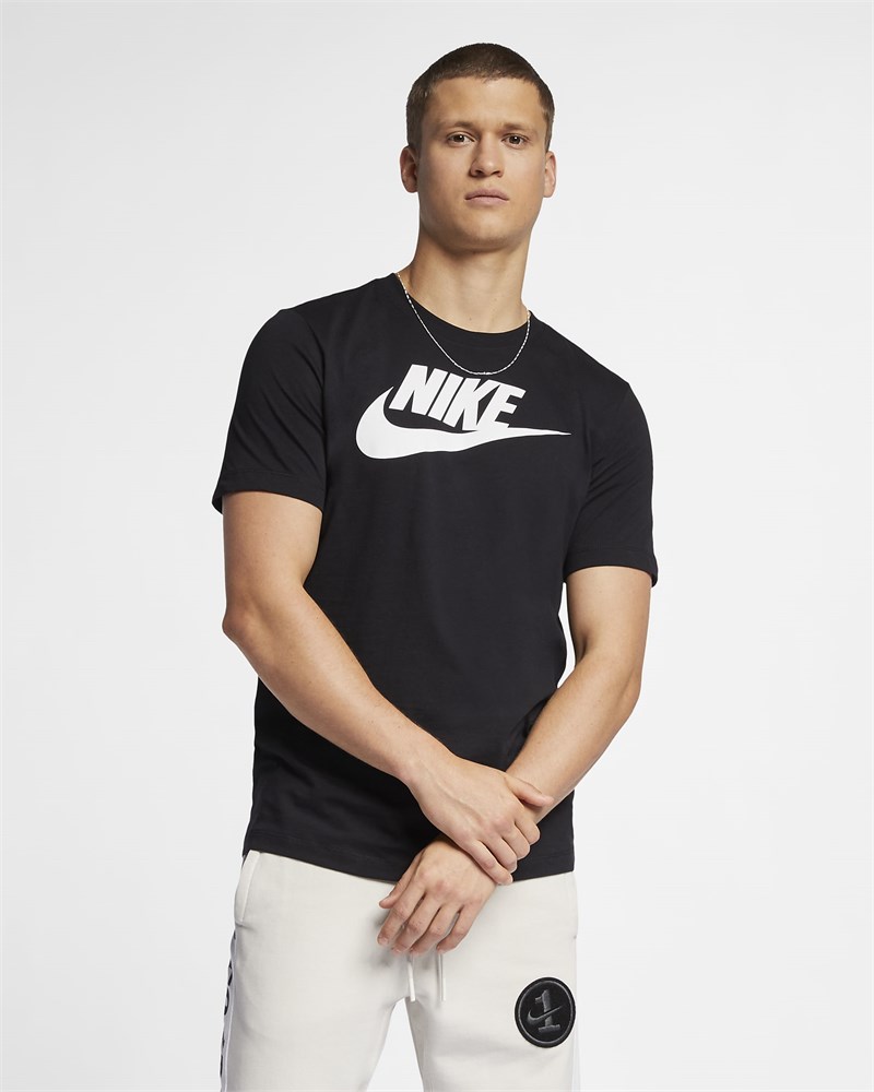 Купить оптом Футболка Nike M NSW TEE ICON FUTURA AR5004-010 BLACK/WHITE Male AR5004-010 - фото 91470