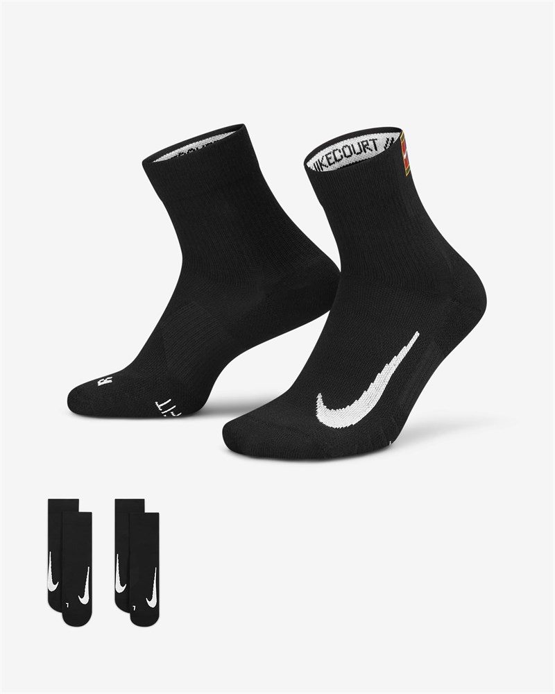 Купить оптом Носки Nike U NK MULTIPLIER MAX ANKLE 2PR CU1309-010 BLACK/BLACK Unisex CU1309-010 - фото 91494