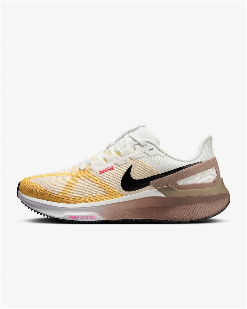 Купить оптом Кроссовки Nike W AIR ZOOM STRUCTURE 25 DJ7884-110 SUMMIT WHITE/BLACK-MINK BROWN Female DJ7884-110 - фото 91528