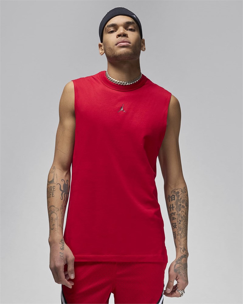 Купить оптом Майка Nike M JORDAN DF SPRT SLVLS TOP FN5856-687 GYM RED/BLACK Male FN5856-687 - фото 91656