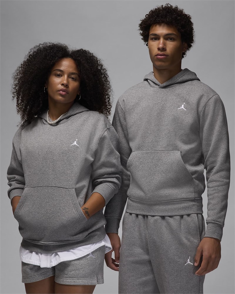 Купить оптом Толстовка Nike M JORDAN BRKLN FLC PO FV7281-091 CARBON HEATHER/WHITE Male FV7281-091 - фото 91703
