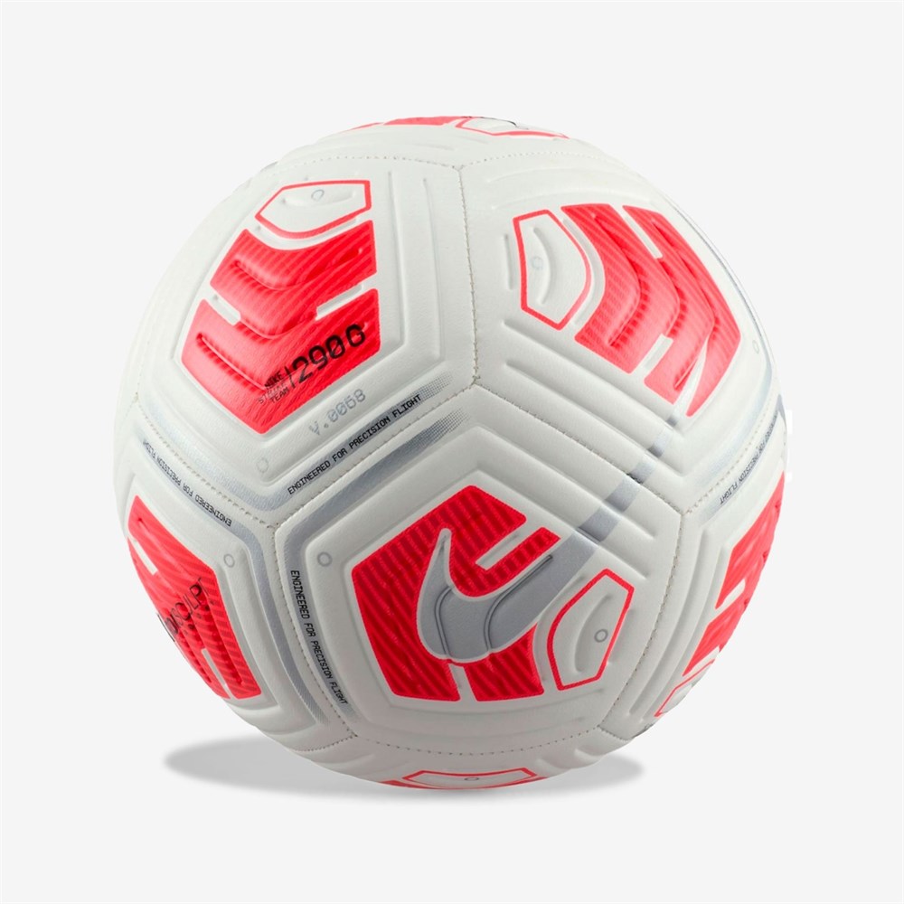 Купить оптом Мяч Nike NK STRK TEAM 290G - FA24 FZ7557-100 WHITE/BRIGHT CRIMSON/SILVER Unisex 5 FZ7557-100 - фото 91733
