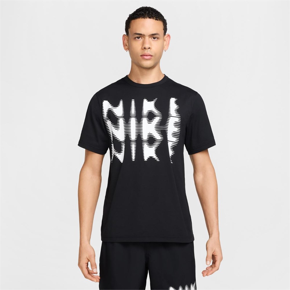 Купить оптом Футболка Nike M NK DF UV HYVERSE SS SWOOSH HJ3074-010 BLACK/WHITE Male HJ3074-010 - фото 91764