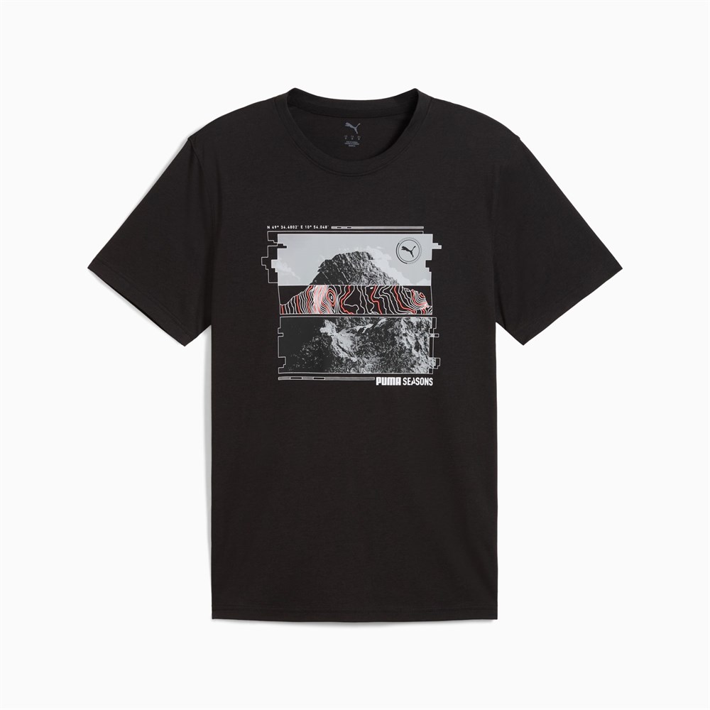 Купить оптом Puma Футболка Спорт. Назнач. Graphics Seasons Unisex Tee, 52656701 52656701 - фото 92140