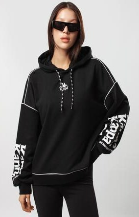 Купить оптом Толстовка Kappa KKHD351FN KKHD351FN-BLK - фото 92635