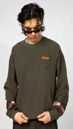 Купить оптом Толстовка Kappa KKRL354MN KKRL354MN-KHK - фото 92701