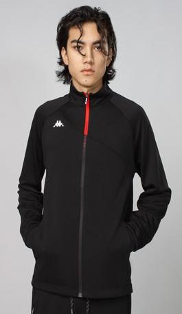 Купить оптом Джемпер на молнии спортивного типа Kappa KLFT362MM KLFT362MM-BLK - фото 92843