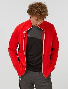 Купить оптом Джемпер на молнии спортивного типа Kappa KLFT362MM KLFT362MM-RED - фото 92845