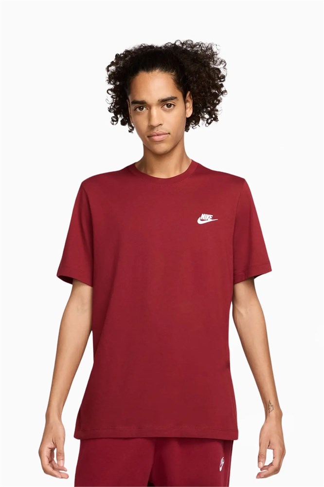 Купить оптом Футболка Nike M NSW CLUB TEE AR4997-677 TEAM RED/WHITE Male AR4997-677 - фото 93106