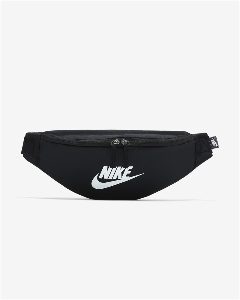 Купить оптом Сумка на пояс Nike NK HERITAGE WAISTPACK - FA21 DB0490-010 BLACK/BLACK/WHITE Unisex OS DB0490-010 - фото 93134