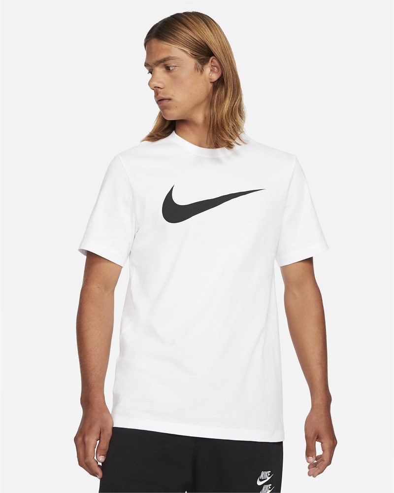 Купить оптом Футболка Nike M NSW TEE ICON SWOOSH DC5094-010 BLACK/WHITE Male DC5094-010 - фото 93145