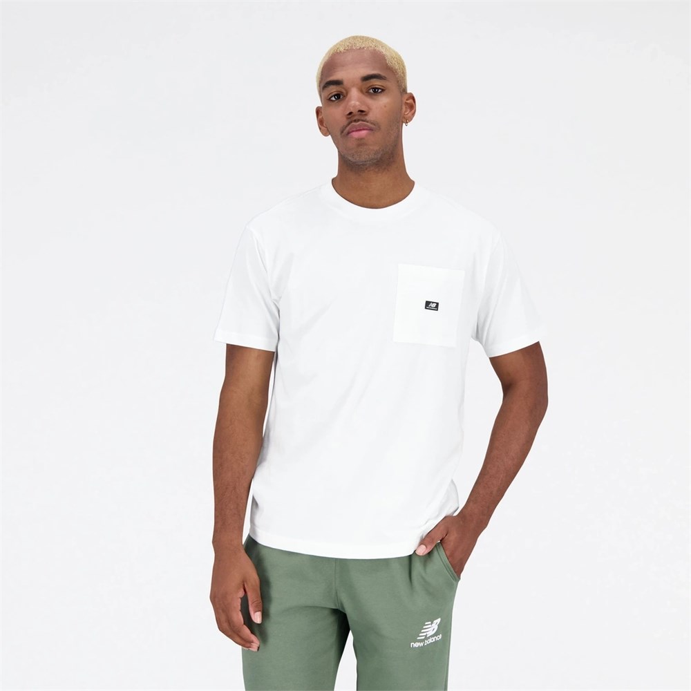 Купить оптом Футболка New Balance MT31542 MT31542-WT - фото 93345