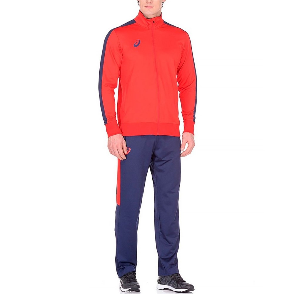 Купить оптом Костюм спортивный (толстовка+брюки) Asics MAN POLY SUIT 156854-0600 REAL RED Male 156854-0600 - фото 93479