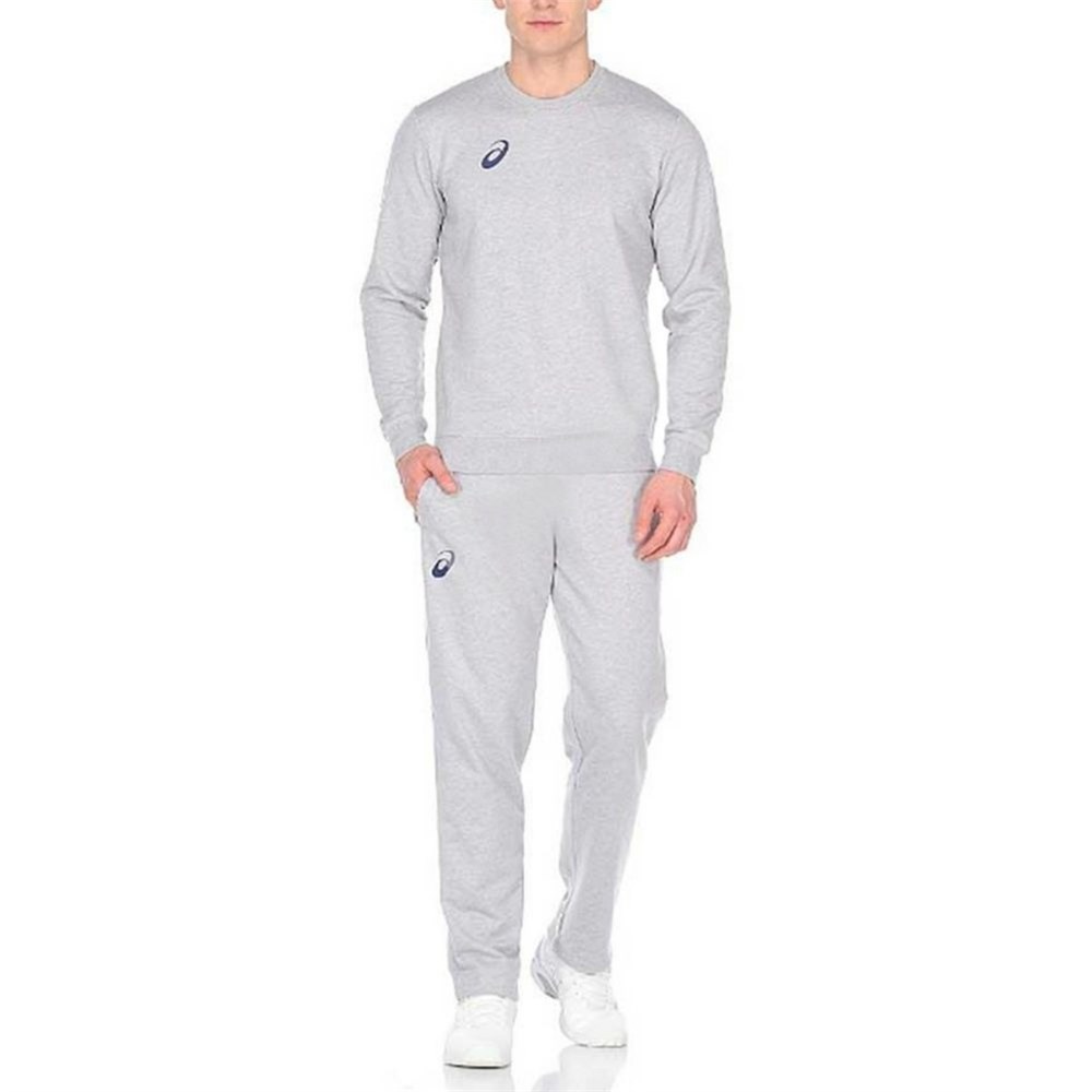 Купить оптом Костюм спортивный (толстовка+брюки) Asics MAN KNIT SUIT 156855-0714 HEATHER GREY Male 156855-0714 - фото 93485