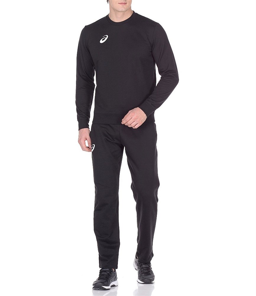 Купить оптом Костюм спортивный (толстовка+брюки) Asics MAN FLEECE SUIT 156856-0904 PRF BLACK Male 156856-0904 - фото 93495