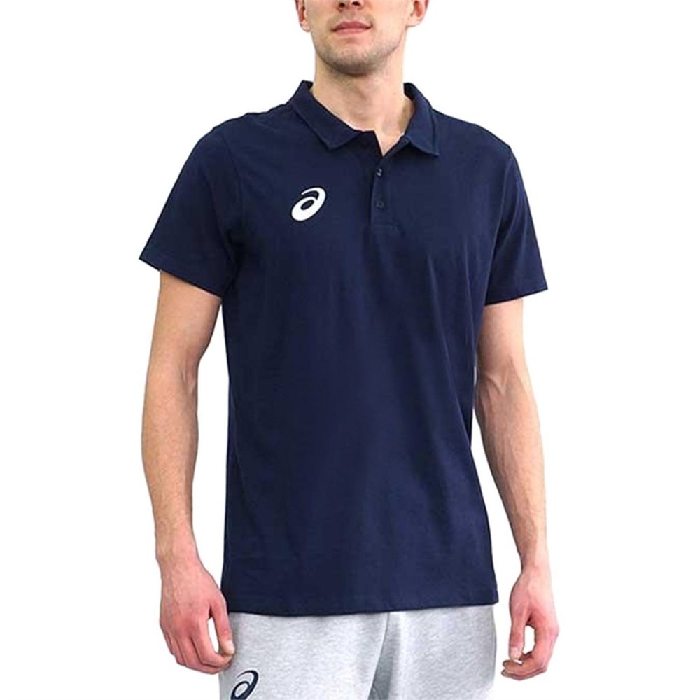Купить оптом Поло Asics MAN POLO 156860-0891 STRONG NAVY Male 156860-0891 - фото 93515