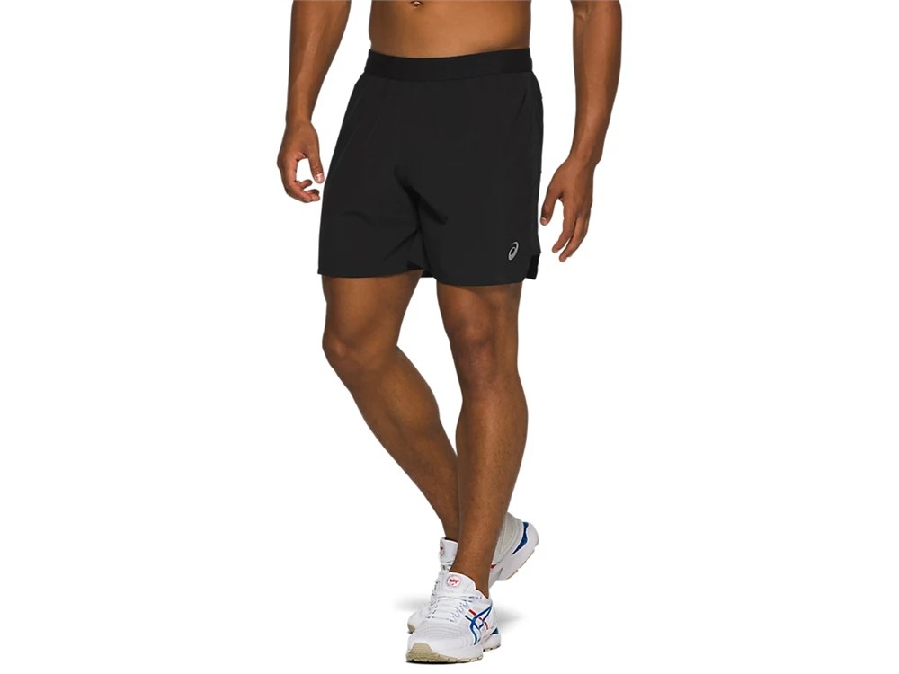 Купить оптом Шорты Asics ROAD 7IN SHORT 2011A768-001 BLACK Male 2011A768-001 - фото 93559