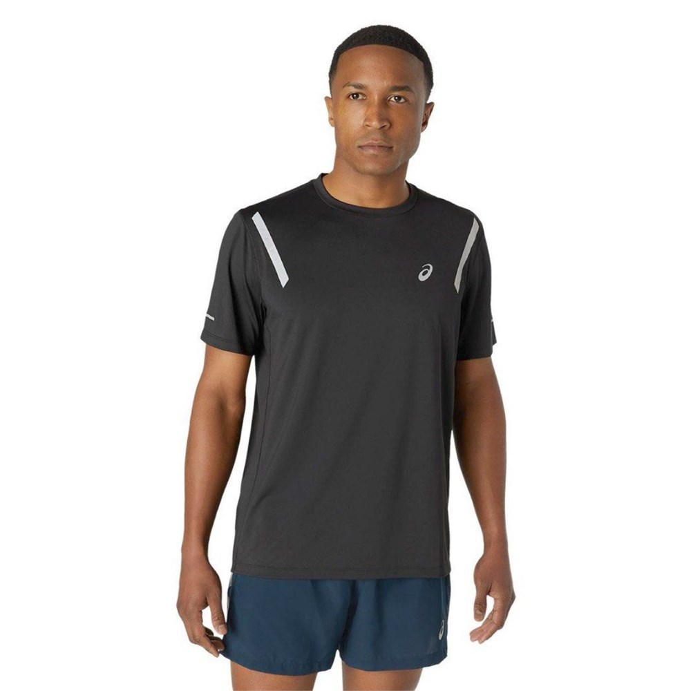 Купить оптом Футболка Asics LITE-SHOW SS TOP 2011C017-001 BLACK Male 2011C017-001 - фото 93619