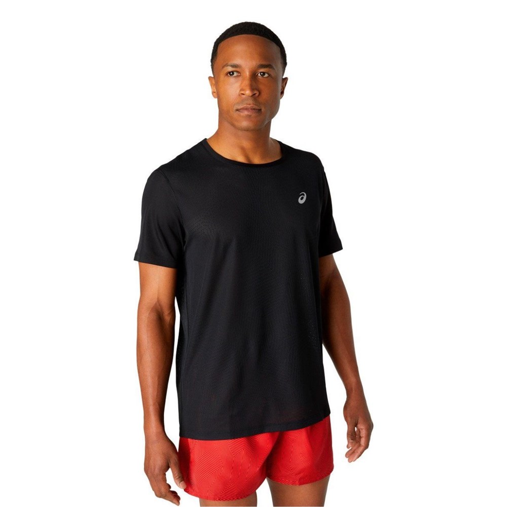 Купить оптом Футболка Asics VENTILATE SS TOP 2011C104-002 BLACK Male 2011C104-002 - фото 93625