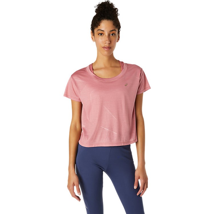 Купить оптом Футболка Asics NAGARE SS TOP 2012C097-700 SMOKEY ROSE Female 2012C097-700 - фото 93748