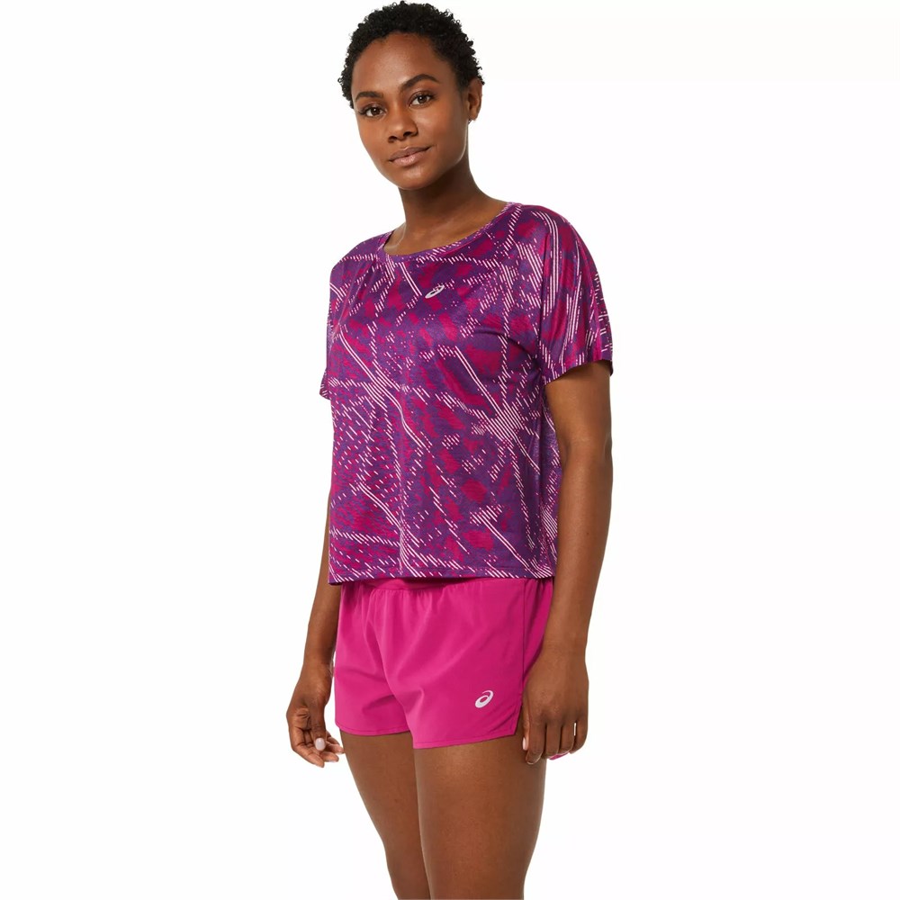Купить оптом Футболка Asics SAKURA AOP SS TOP 2012C231-500 YO-ZAKURA AOP Female 2012C231-500 - фото 93760