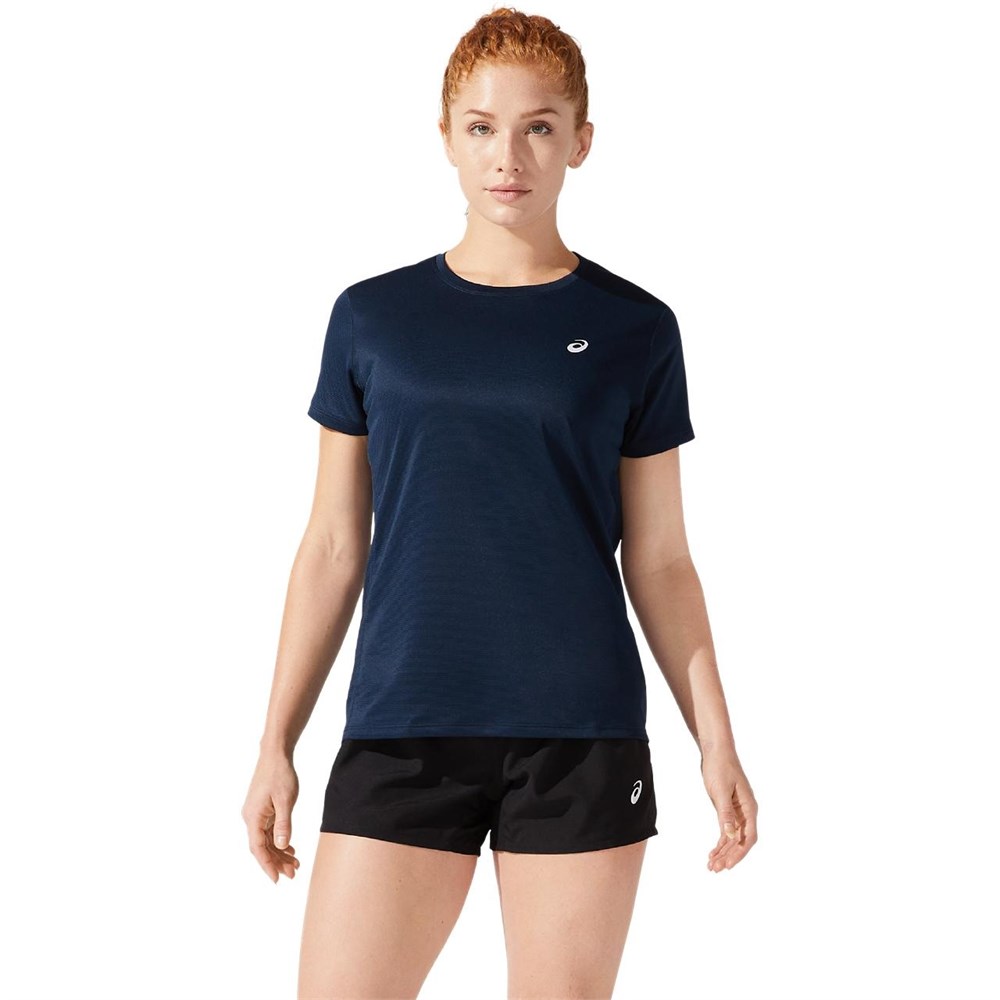 Купить оптом Футболка Asics CORE SS TOP 2012C335-400 FRENCH BLUE Female 2012C335-400 - фото 93774