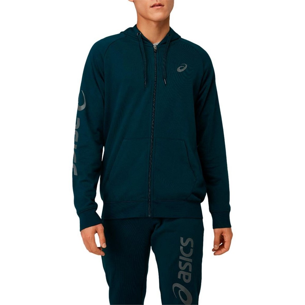 Купить оптом Худи Asics BIG ASICS FZ HOODIE 2031A983-404 BLUE/DARK GREY Male 2031A983-404 - фото 93820