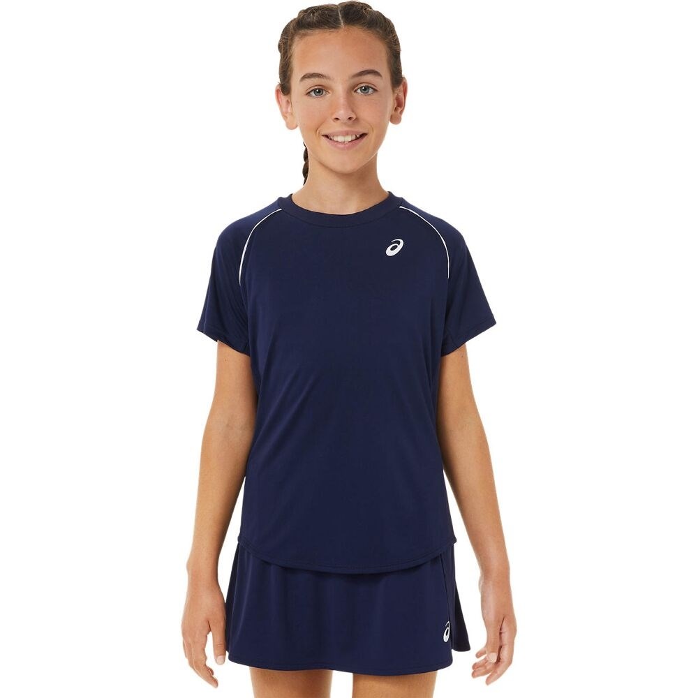 Купить оптом Футболка Asics BOYS TENNIS SS TOP 2044A030-400 PEACOAT Junior 2044A030-400 - фото 94030