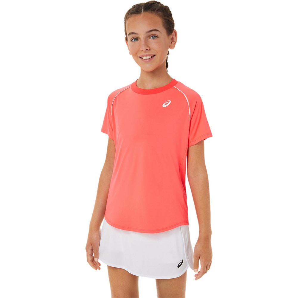 Купить оптом Футболка Asics GIRLS TENNIS SS TOP 2044A030-702 DIVA PINK Junior 2044A030-702 - фото 94032