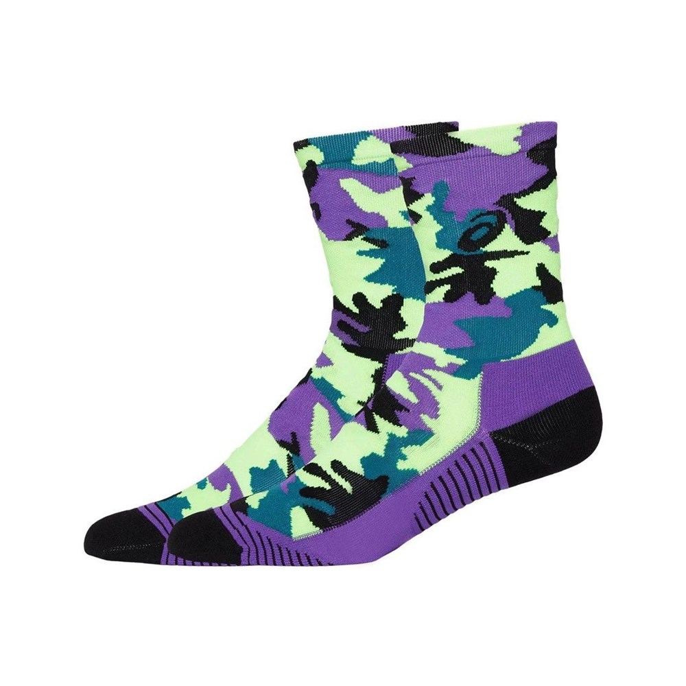 Купить оптом Носки Asics COLOR CAMO RUN CREW SOCK 3013A730-302 GRAPE JAM Unisex 3013A730-302 - фото 94080