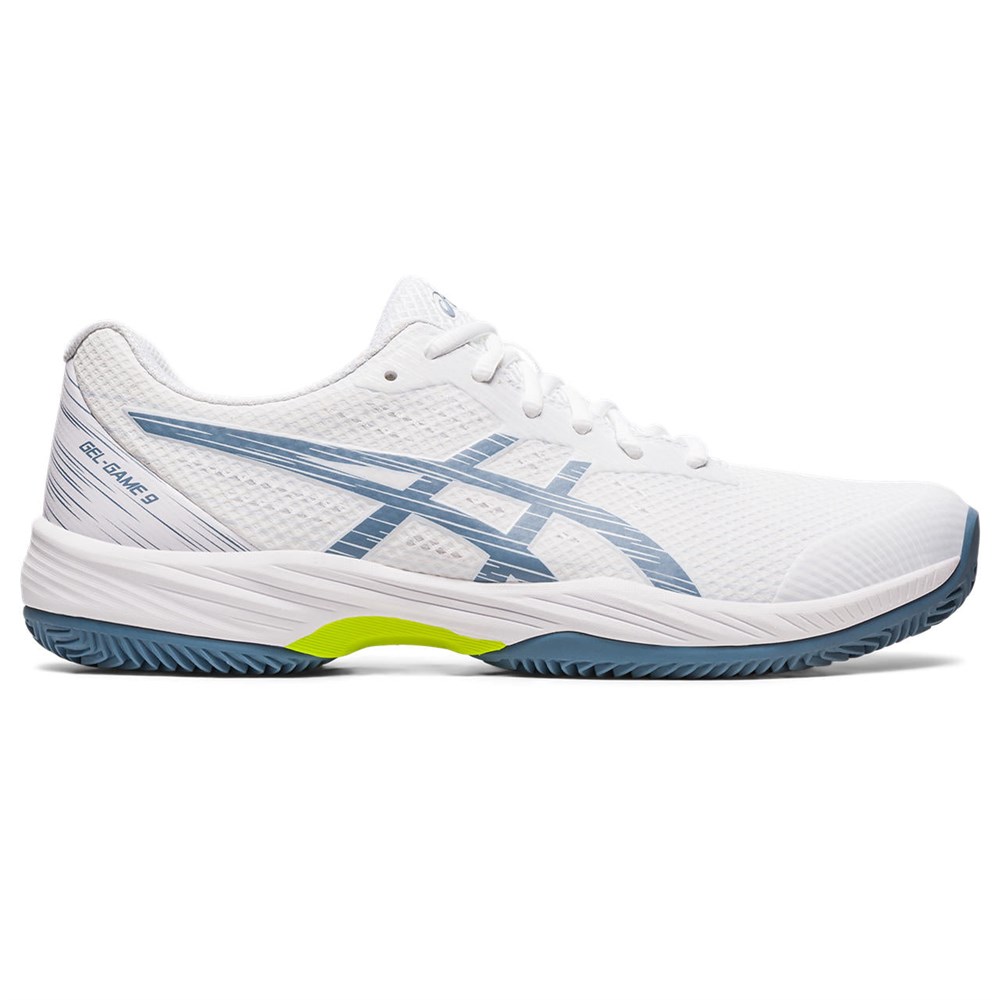Купить оптом Кроссовки ASICS 1041A358-101 GEL-GAME 9 CLAY/OC WHITE/STEEL BLUE Male 1041A358-101 - фото 94143