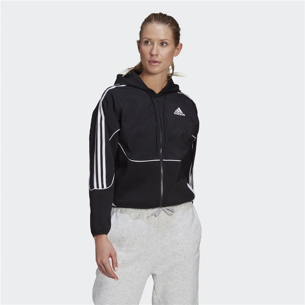 Купить оптом Толстовка Adidas W SP Hoodie BLACK/WHITE GL9474 Female GL9474 - фото 94165