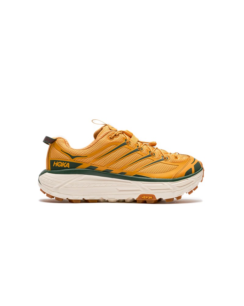 Купить оптом Кроссовки HOKA ONE ONE Mafate Three2 1141572-GLW GOLDEN YELLOW / EGGNOG UNISEX 1141572-GLW - фото 94189