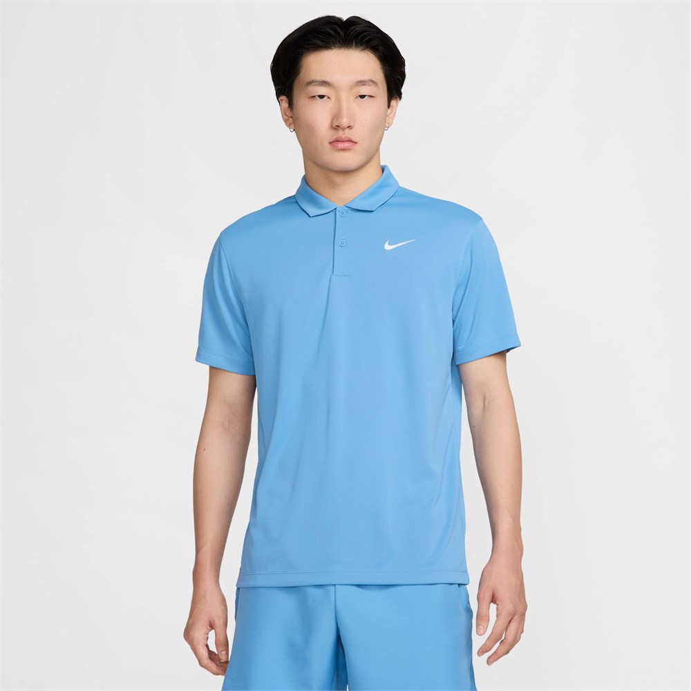 Купить оптом Поло Nike M NKCT DF POLO SOLID BLUE BEYOND/WHITE MENS L DH0857-489 - фото 95034