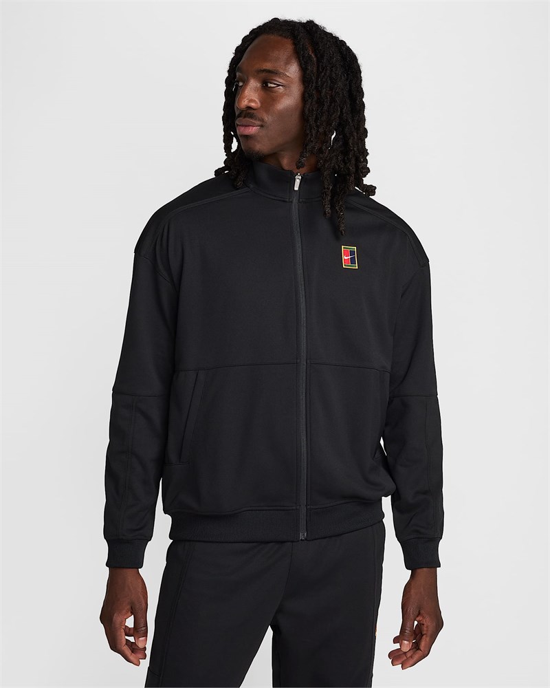 Купить оптом Толстовка Nike M NKCT HERITAGE SUIT JKT BLACK/BLACK MENS L FZ6925-010 - фото 95290