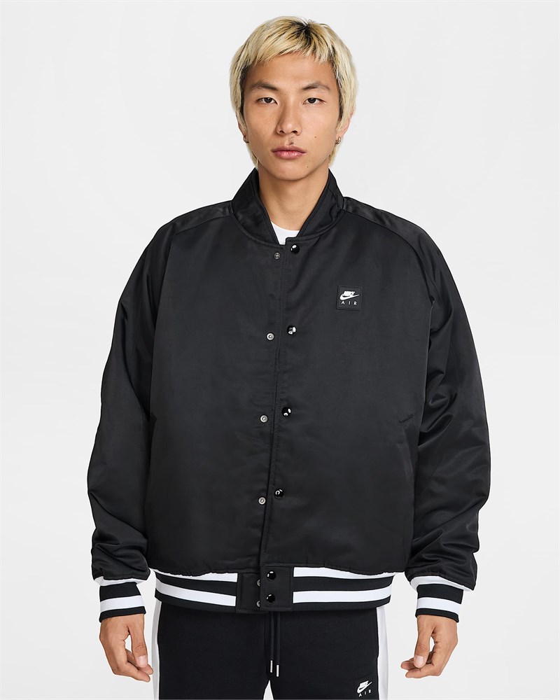 Купить оптом Куртка Nike M NIKE AIR VARSITY JKT BLACK/WHITE/WHITE MENS L HJ0301-010 - фото 95351