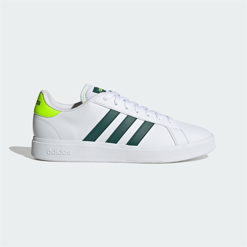 Купить оптом Кроссовки Adidas GRAND COURT BASE 2.0 ID4450 white/green/lemon Male ID4450 - фото 95556