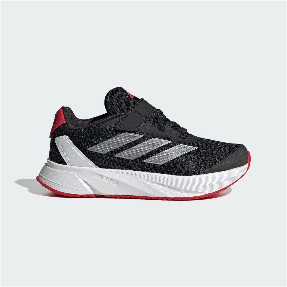 Купить оптом Кроссовки Adidas DURAMO SL EL K IG2462 black/iron met/better scarlet Kids 1 UK IG2462 - фото 95799