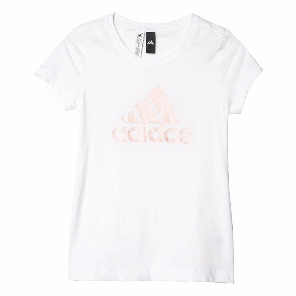 Купить оптом Футболка Adidas YG LOGO TEE WHITE/STIBRE BP8605 Kids 134 BP8605 - фото 96741