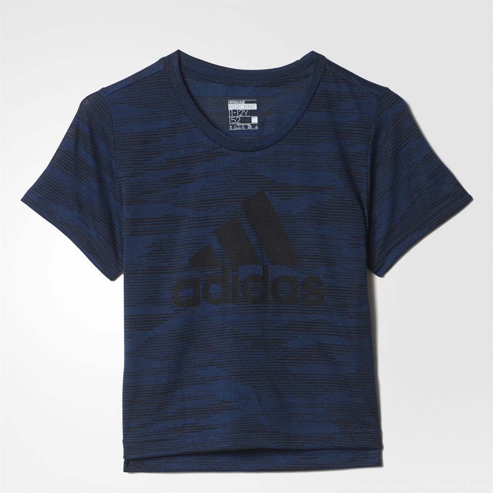 Купить оптом Футболка Adidas YG AEROKNIT TEEBLUE BQ2903 Kids 152 BQ2903 - фото 96751
